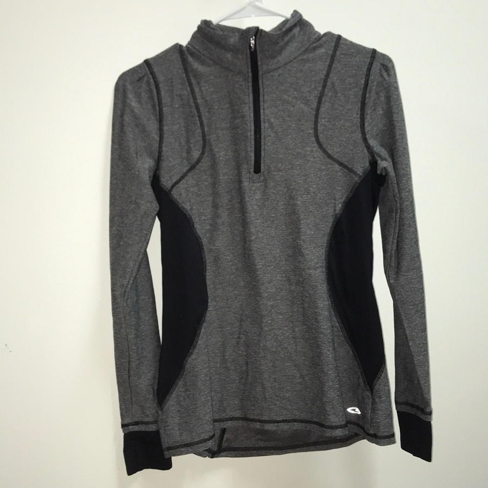 Workout sweatshirt.